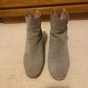 Taupe Madewell Zip Booties